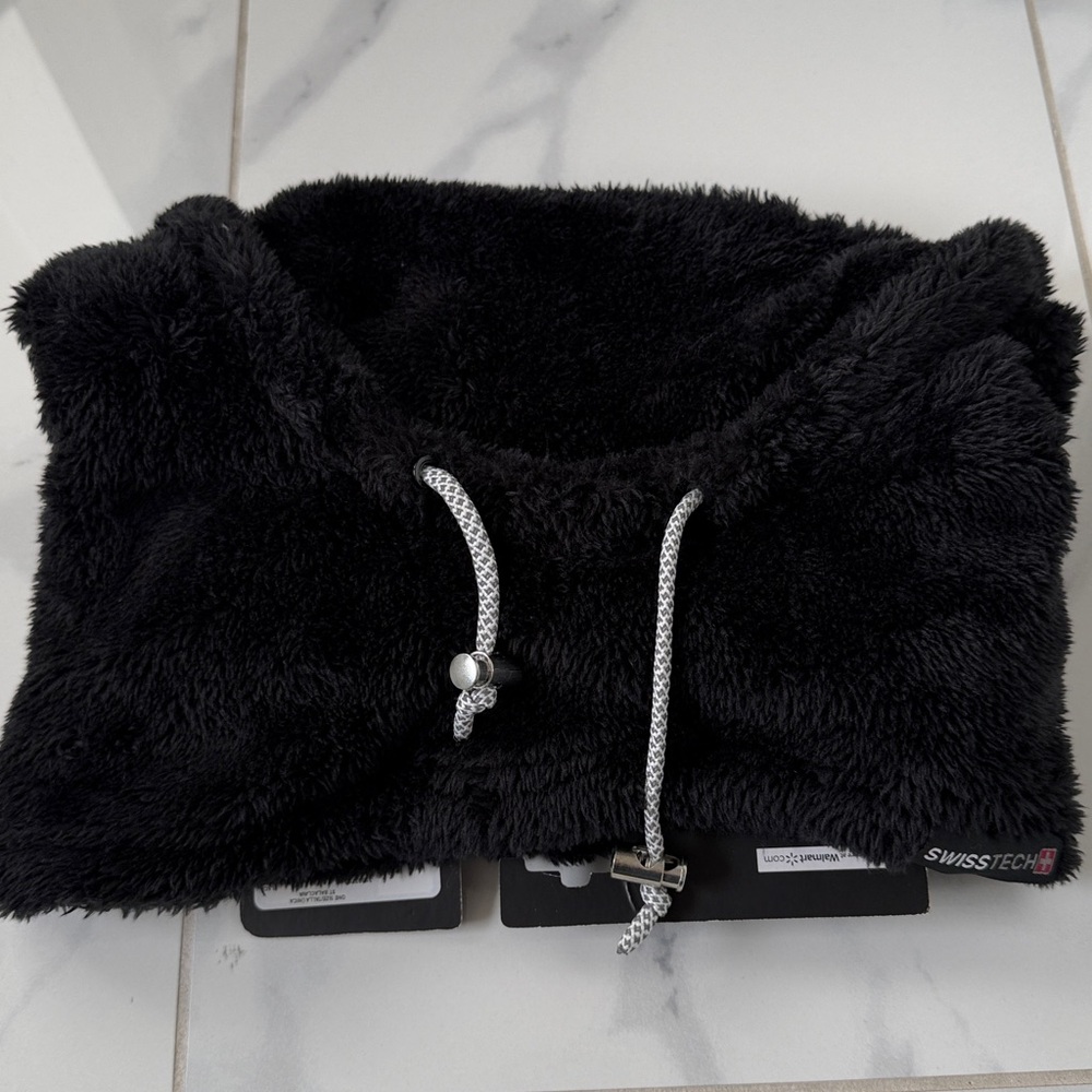 ❌ CLEARANCE 🆕 Swiss Tech Black Balaclava Hooded Unisex Scarf Ski Mask - Picture 4 of 7